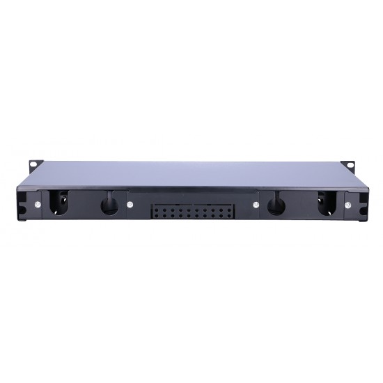 Extralink 24 Core Fiber Optic Patch Panel Black Extralink 24 Core Fiber Optic Patch Panel Black