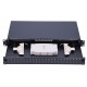 Extralink 24 Core Fiber Optic Patch Panel Black