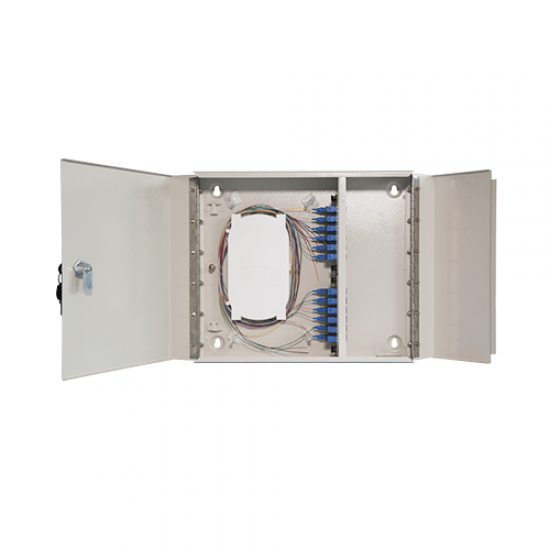 SOPTO Splice Tray Indoor Terminal Box 24 cores without adaptor,pigtail and splitter Plastic type A SPDF-I24Y-TPA SOPTO Splice Tray Indoor Terminal Box 24 cores without adaptor,pigtail and splitter Plastic type A SPDF-I24Y-TPA