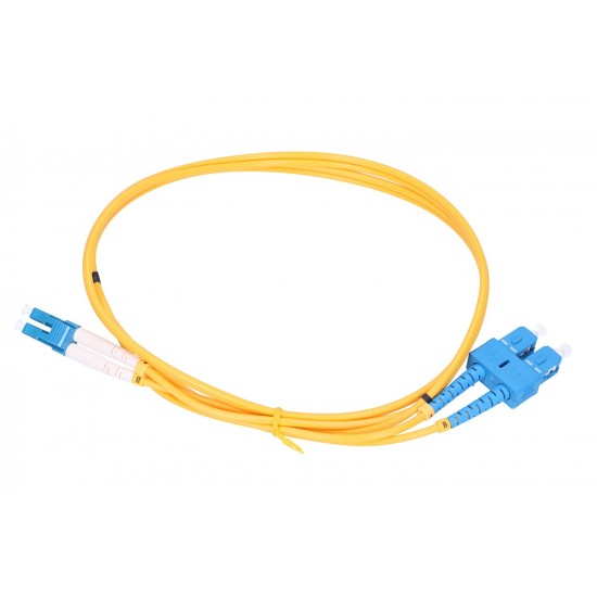 Extralink Patchcord SC/UPC-LC/UPC SM DUPLEX G652D 3.0MM 1M PVC Extralink Patchcord SC/UPC-LC/UPC SM DUPLEX G652D 3.0MM 1M PVC