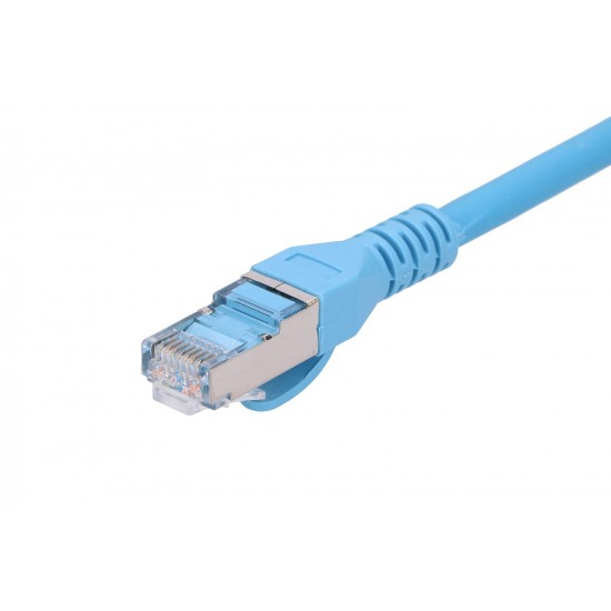 EXTRALINK Cat.6A S/FTP 0.5m LAN Patchcord Copper Twisted Pair, 10Gbps