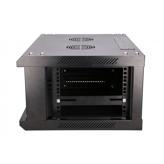 Extralink 4U 600x450 Wall-Mounted Rackmount Cabinet Black