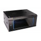 Extralink 4U 600x450 Wall-Mounted Rackmount Cabinet Black