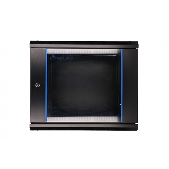 Extralink 9U 600X600 Wall-Mounted Rackmount Cabinet Black Extralink 9U 600X600 Wall-Mounted Rackmount Cabinet Black