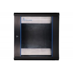 Extralink 12U 600x450 Wall-Mounted Rackmount Cabinet Black