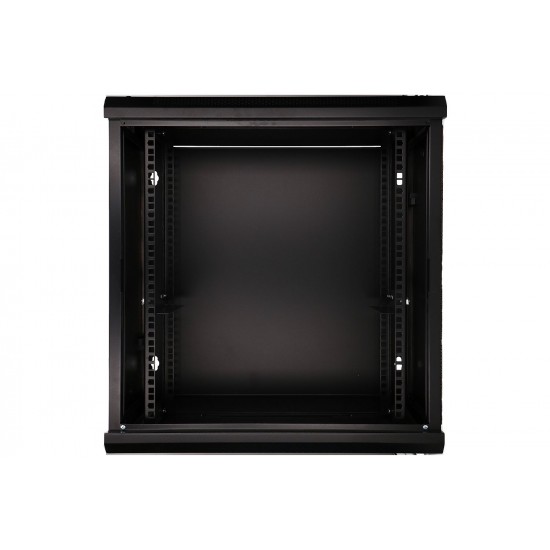 Extralink 12U 600x450 Wall-Mounted Rackmount Cabinet Black