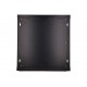 Extralink 12U 600x450 Wall-Mounted Rackmount Cabinet Black