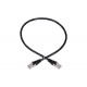 EXTRALINK Cat.5e FTP 0.5m LAN Patchcord Copper Twisted Pair,Black EXTRALINK Cat.5e FTP 0.5m LAN Patchcord Copper Twisted Pair,Black