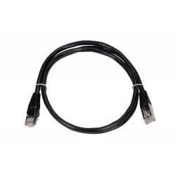 EXTRALINK Cat.5e FTP 1m LAN Patchcord Copper Twisted Pair, Black