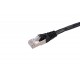 EXTRALINK Cat.5e FTP 1m LAN Patchcord Copper Twisted Pair, Black