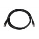 EXTRALINK Cat.5e FTP 2m LAN Patchcord Copper Twisted Pair, Black