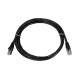 EXTRALINK Cat.5e FTP 2m LAN Patchcord Copper Twisted Pair, Black EXTRALINK Cat.5e FTP 2m LAN Patchcord Copper Twisted Pair, Black