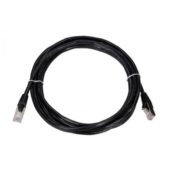 EXTRALINK Cat.5e FTP 3m LAN Patchcord Copper Twisted Pair, Black EXTRALINK Cat.5e FTP 3m LAN Patchcord Copper Twisted Pair, Black