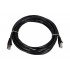 EXTRALINK Cat.5e FTP 5m LAN Patchcord Copper Twisted Pair, Black