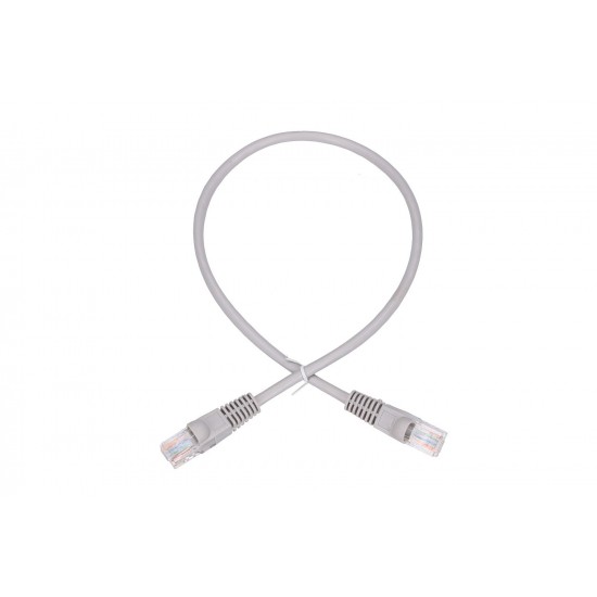 EXTRALINK Cat.5e UTP 0.5m LAN Patchcord Copper Twisted Pair, Gray EXTRALINK Cat.5e UTP 0.5m LAN Patchcord Copper Twisted Pair, Gray