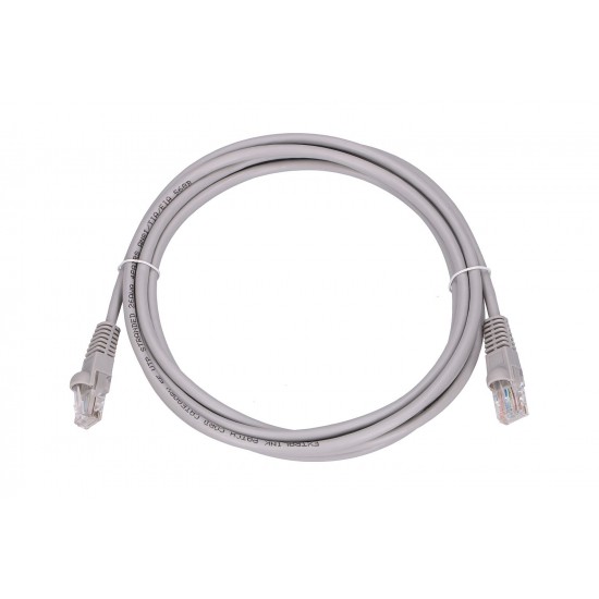 EXTRALINK Cat.5e UTP 3m LAN Patchcord Copper Twisted Pair, Gray