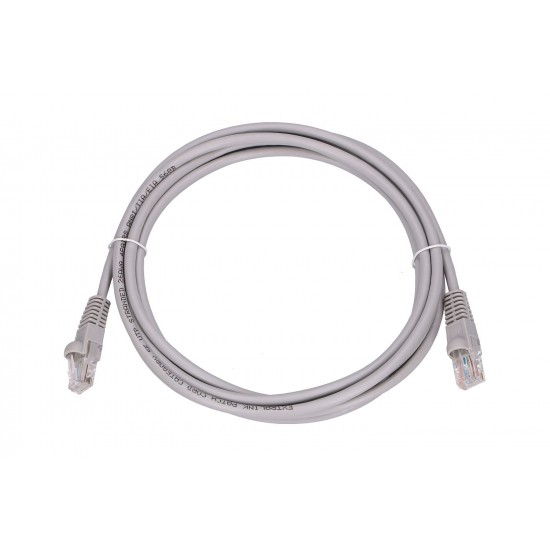 EXTRALINK Cat.5e UTP 3m LAN Patchcord Copper Twisted Pair, Gray EXTRALINK Cat.5e UTP 3m LAN Patchcord Copper Twisted Pair, Gray
