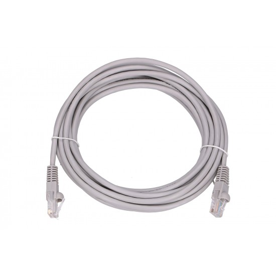 EXTRALINK Cat.5e UTP 5m LAN Patchcord Copper Twisted Pair, Gray EXTRALINK Cat.5e UTP 5m LAN Patchcord Copper Twisted Pair, Gray