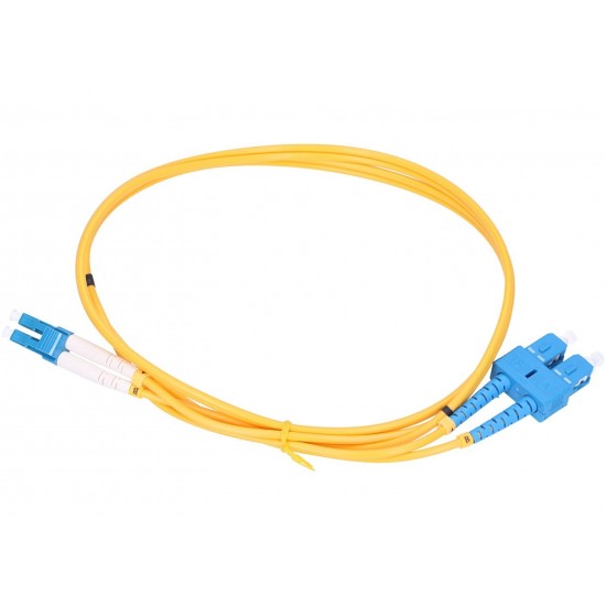 Extralink Patchcord SC/UPC-LC/UPC SM 6 G652D 3.00MM DUPLEX 3M PVC