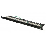 Extralink 0.5U 24 Port CAT6 UTP Patch Panel