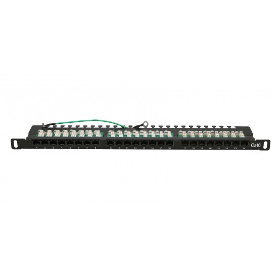 Extralink 0.5U 24 Port CAT6 UTP Patch Panel Extralink 0.5U 24 Port CAT6 UTP Patch Panel