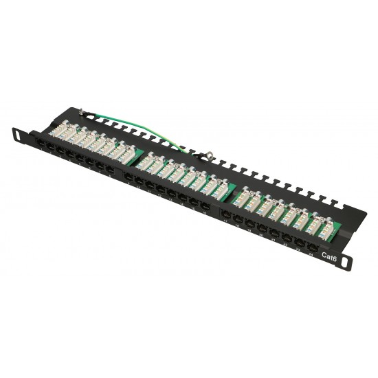 Extralink 0.5U 24 Port CAT6 UTP Patch Panel Extralink 0.5U 24 Port CAT6 UTP Patch Panel