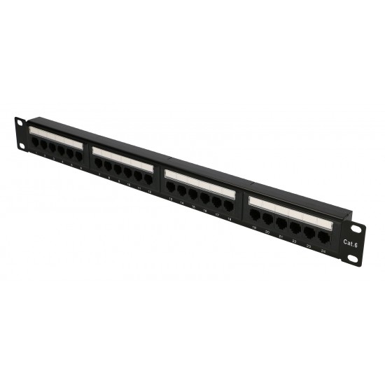 Extralink 24 Port CAT6 UTP Patch Panel V2