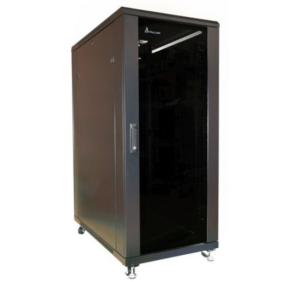 Extralink 27U 600X800 Standing Rackmount Cabinet Black