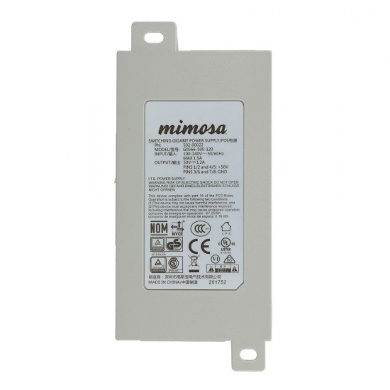 Mimosa Gigabit PoE Injector 50V1.2A (100-00080)