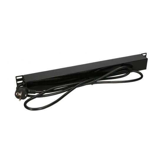 Extralink 19" 1U 7 Socke EtU TYPE Power PDU With Switch PDU 7-EU