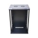 Extralink 15U 600X600 Wall-Mounted Rackmount Cabinet Black Extralink 15U 600X600 Wall-Mounted Rackmount Cabinet Black