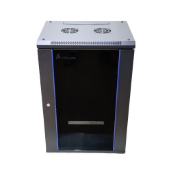 Extralink 15U 600X450 Wall-Mounted Rackmount Cabinet Black