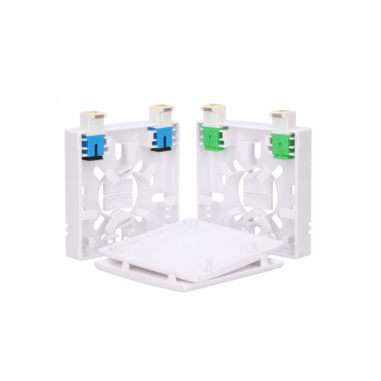 EXTRALINK Agnes Fiber Optic Termination Box 2 Core with Adapter (EL-TERMTB-2CFO-2) EXTRALINK Agnes Fiber Optic Termination Box 2 Core with Adapter (EL-TERMTB-2CFO-2)