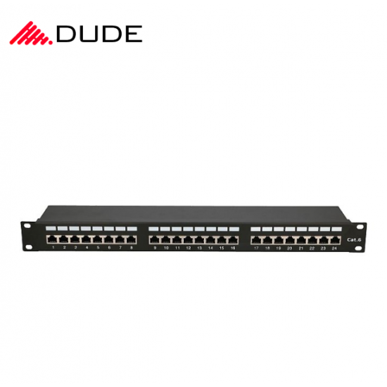 DUDE CAT6 24 ports FTP Patch Panel DUDE CAT6 24 ports FTP Patch Panel