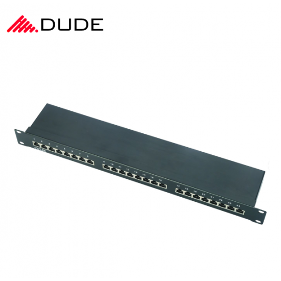 DUDE CAT5E 24 ports FTP Patch Panel