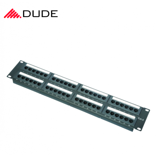 DUDE CAT6 48 ports UTP Patch Panel