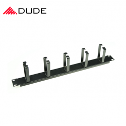 DUDE 19" 1u Horizontal or Vertical Wire and Cord Manager for Server Rack