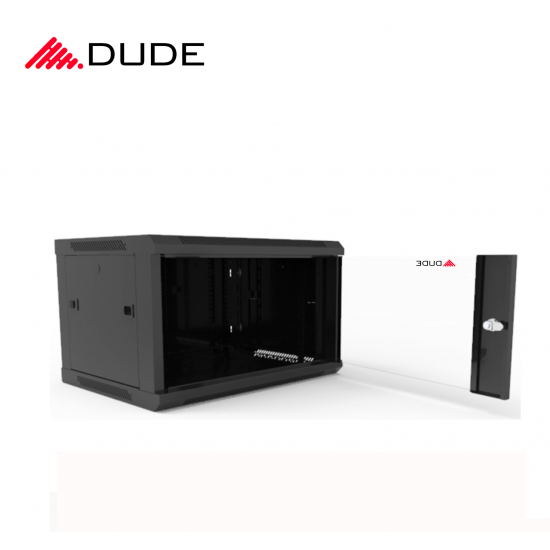 DUDE 6U 600x450 Wall-Mounted Rackmount Cabinet (WS3-6406)