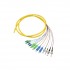 Sopto 24 Cores Fibra Optica Pigtail Lan Patch Cord 