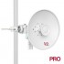 4.9 GHz to 6.4 GHz, 1-Foot Parabolic Dish Antenna with Mimosa C5C Quick Attach