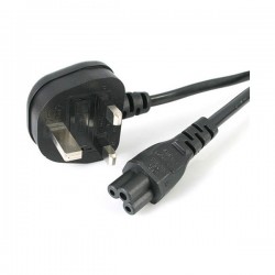 OEM Power Cord C5 UK Plug Black 65cm (UK-C5-1-B-65)