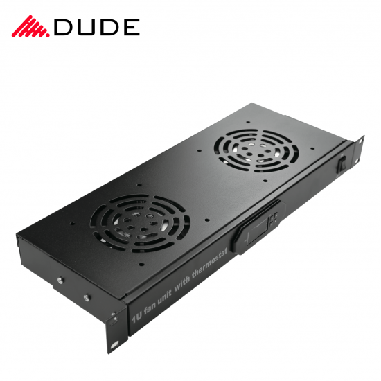 DUDE Fan modulu 1U, 2 fan DUDE Fan modulu 1U, 2 fan