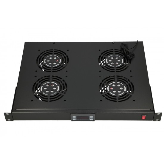 Extralink 19" Rack Mount Fan Panel