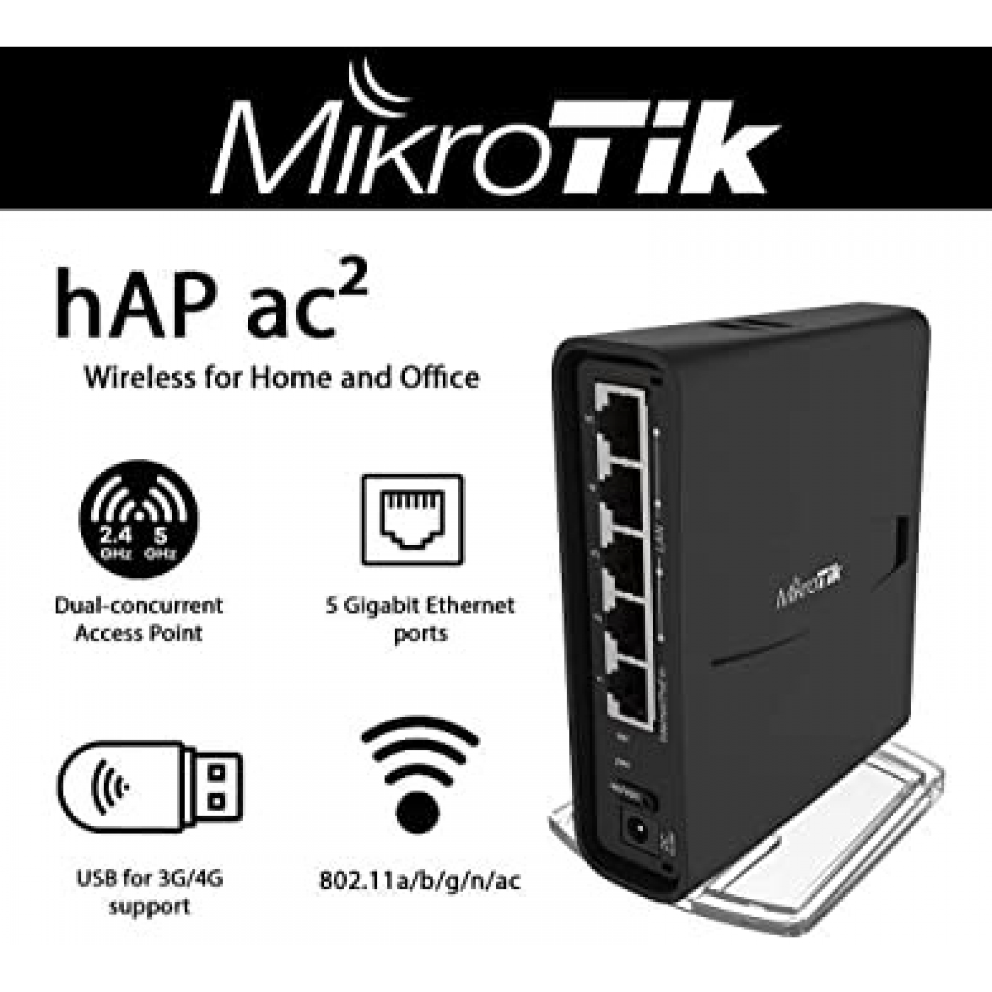 Mikrotik hAP ac² - Overview of a wireless router on RouterOS Mikrotik hAP ac² - Overview of a wireless router on RouterOS