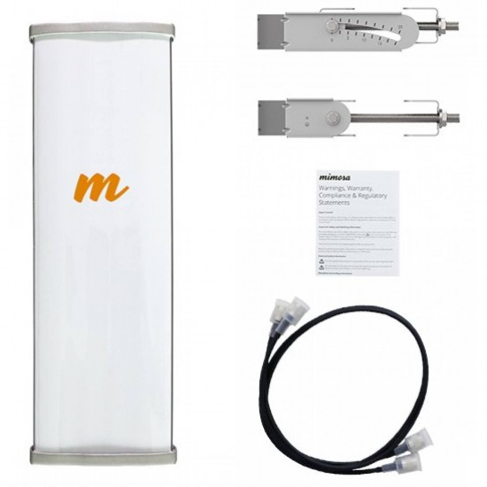 Mimosa N5-45x2 45deg Sector Antenna 2 Port (100-00083)