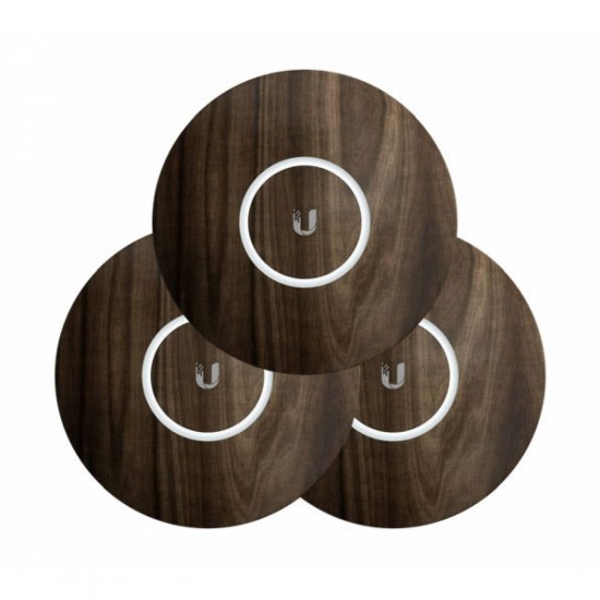 Ubiquiti Design Upgradable Casing for nanoHD Wood 3-pack (nHD-cover-Wood-3)