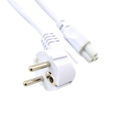 OEM Power Cord C5 EU Plug White 65cm (EU-C5-1-W-65)