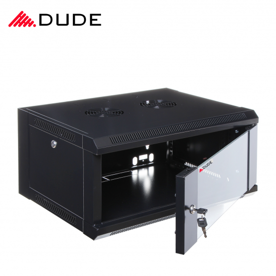 DUDE 4U 600x450 Wall-Mounted Rackmount Cabinet (WS3-6404)