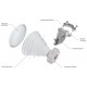 RF Elements Symmetrical Horn Sector antenna with TwistPort, 5GHz