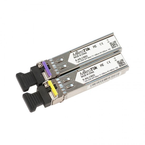 MikroTik S-4554LC80D pair